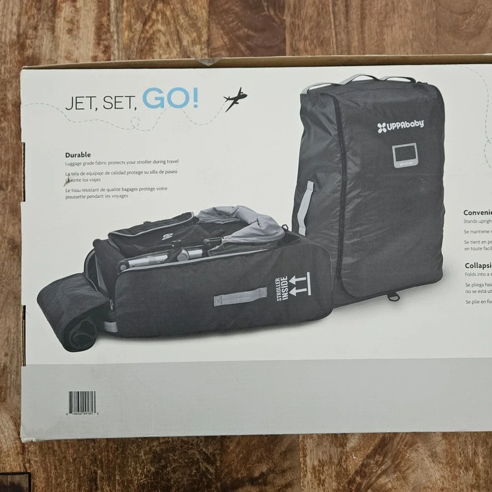 UPPAbaby Stroller Travel Bag Wheels 0920-STB-WW TravelSafe Storage Vista Cruz V2